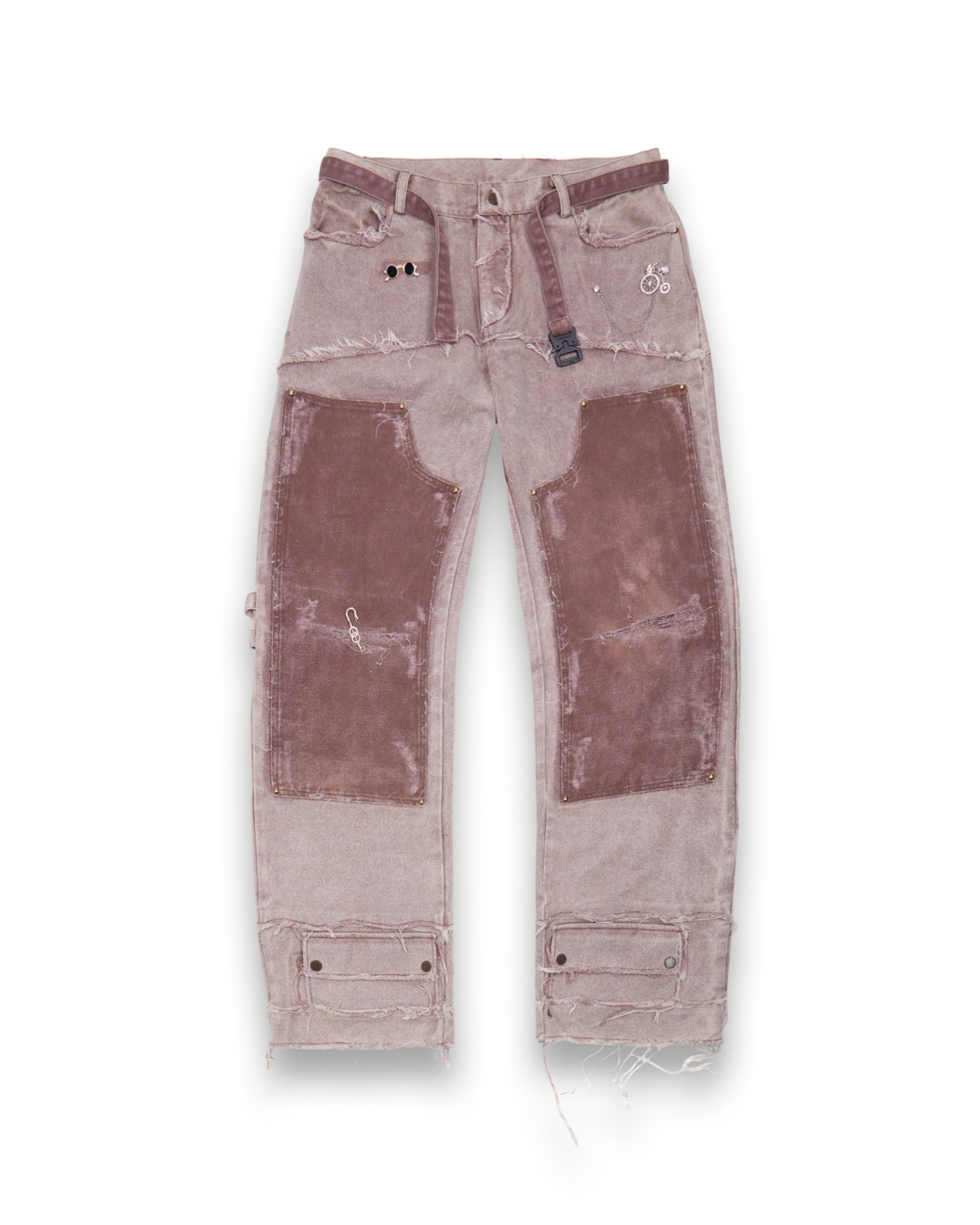 【oan】Kashi Incision Carpenter Pants Incision Pants in Black – SVRN