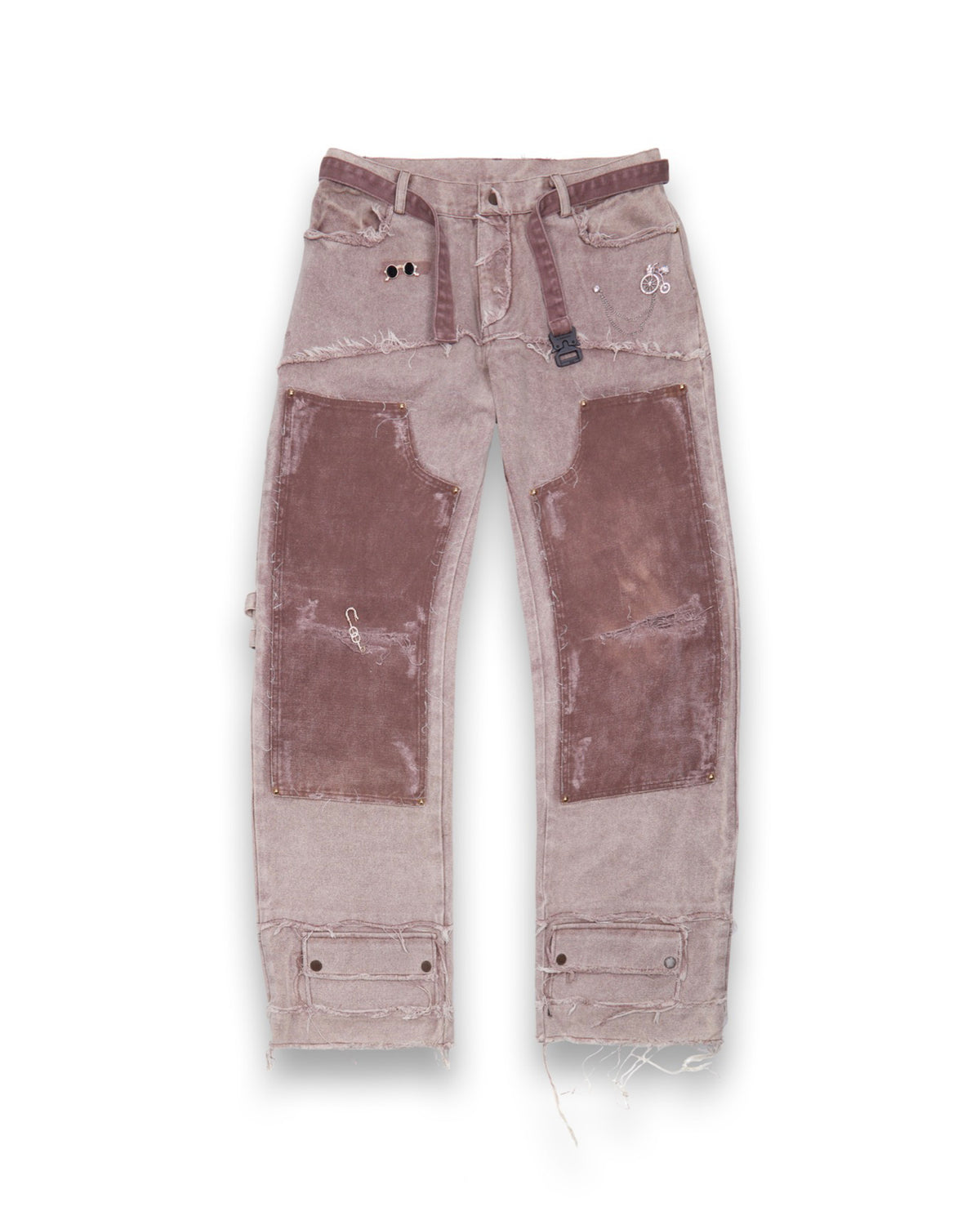 【SATIIIZ】Leiden Pintuck Cargo Denim Pants 3915_69122224-2976-4220-9790-