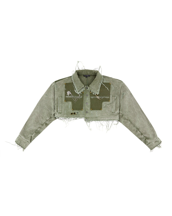 DXX-39 CROPPED JACKET (GREEN)