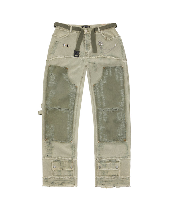 DXX-39 Canvas Carpenter Pants (Khaki)